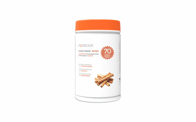 Boite de lingettes nettoyantes pour masque - Senteur Boisée